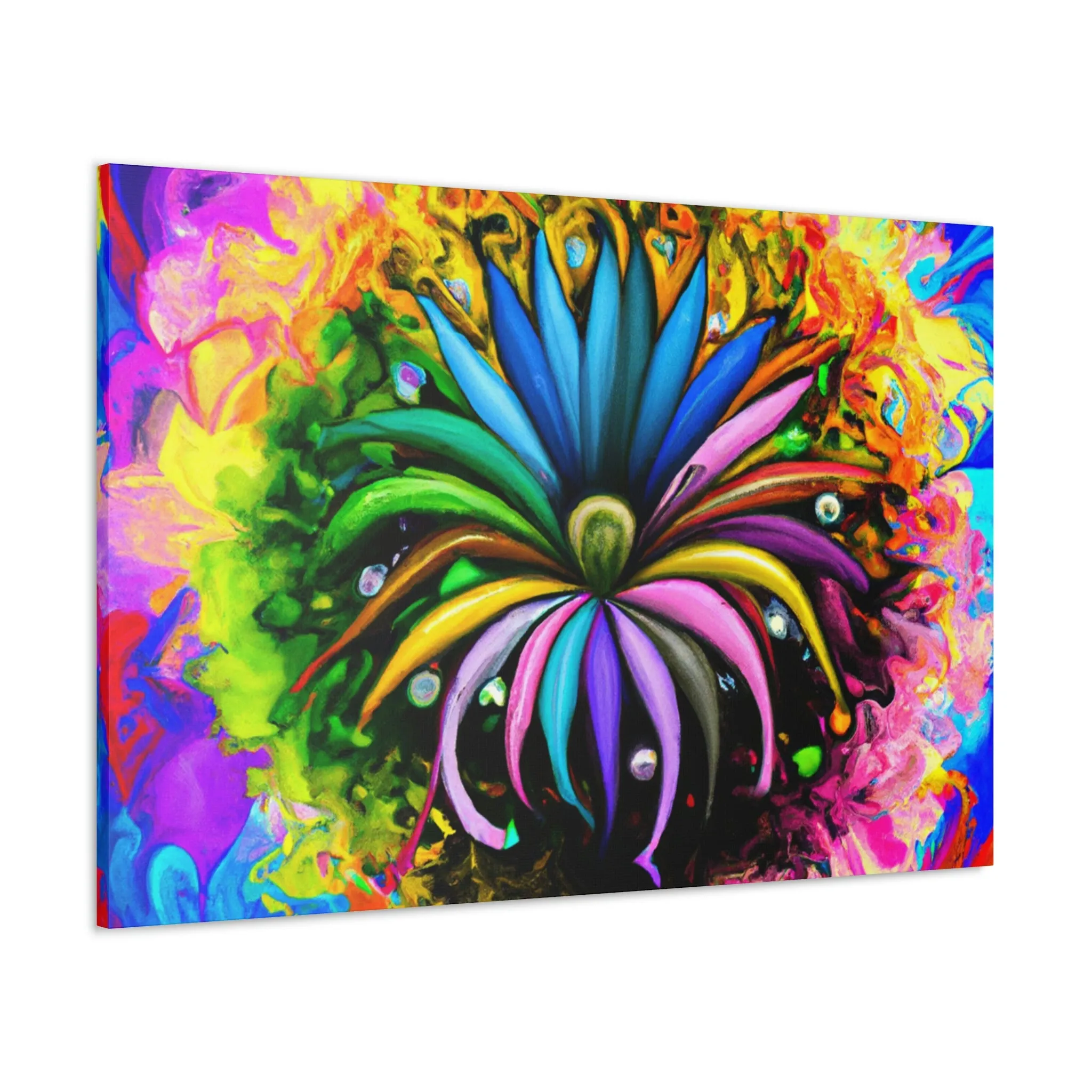 Vivid Petal Vibe - Canvas