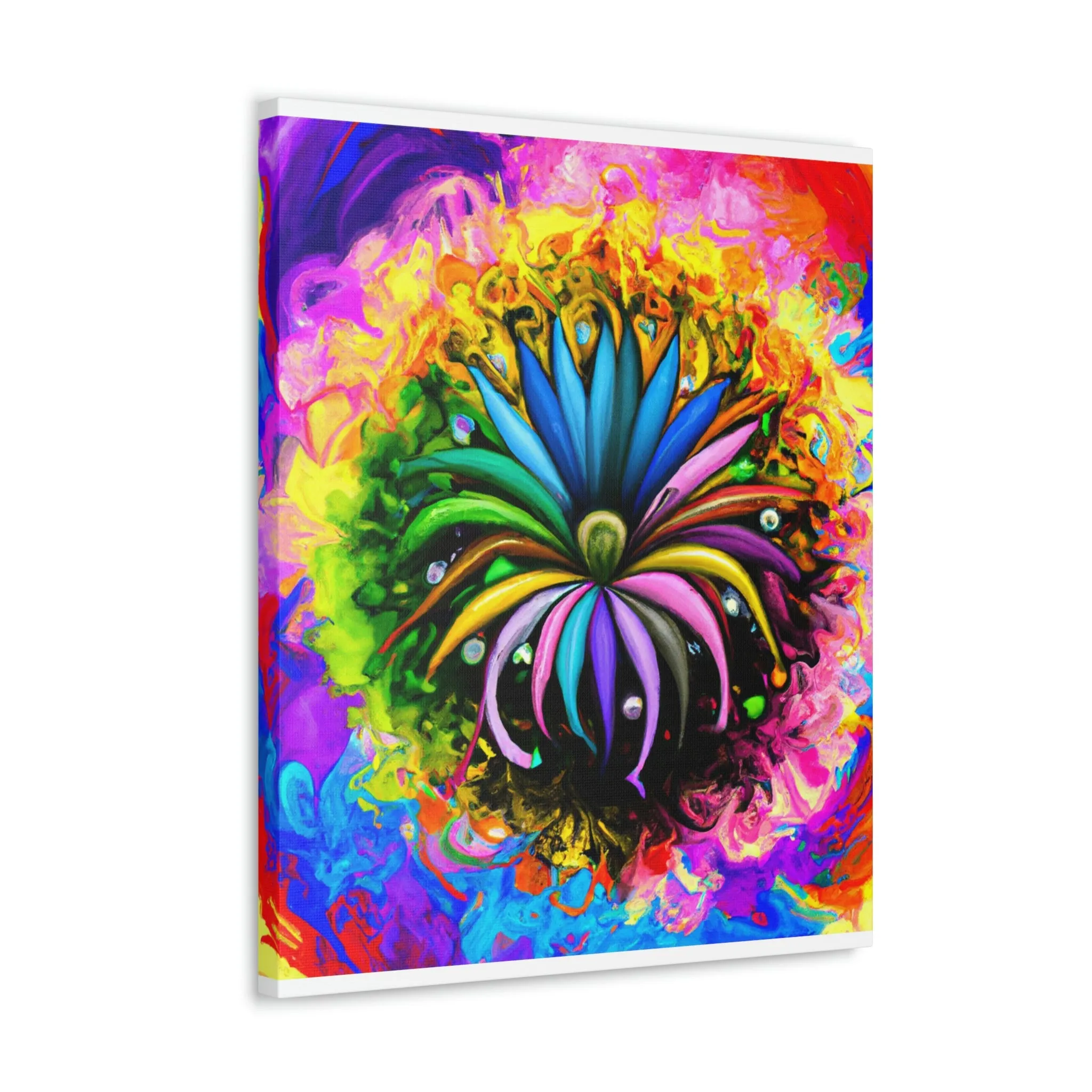 Vivid Petal Vibe - Canvas