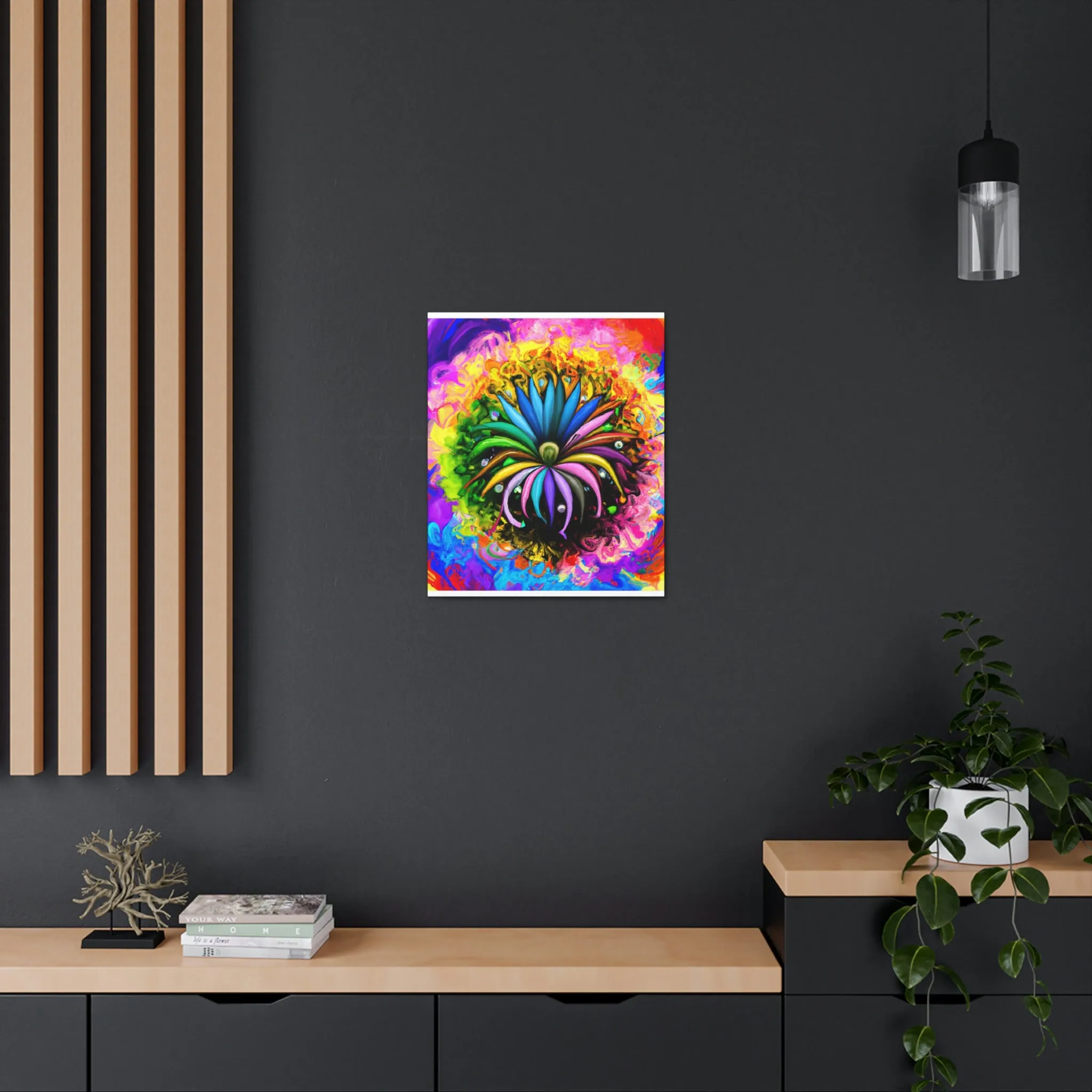 Vivid Petal Vibe - Canvas