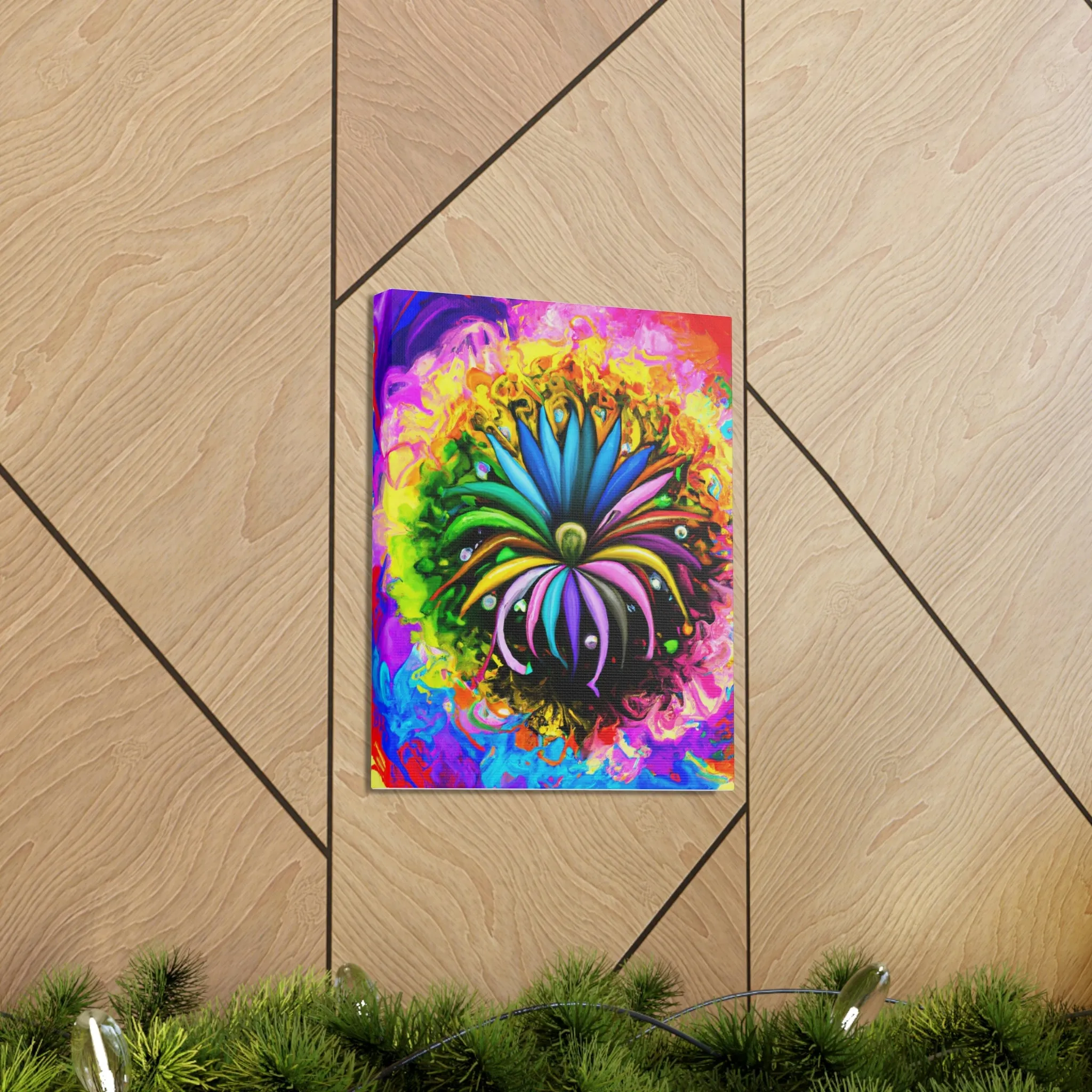 Vivid Petal Vibe - Canvas