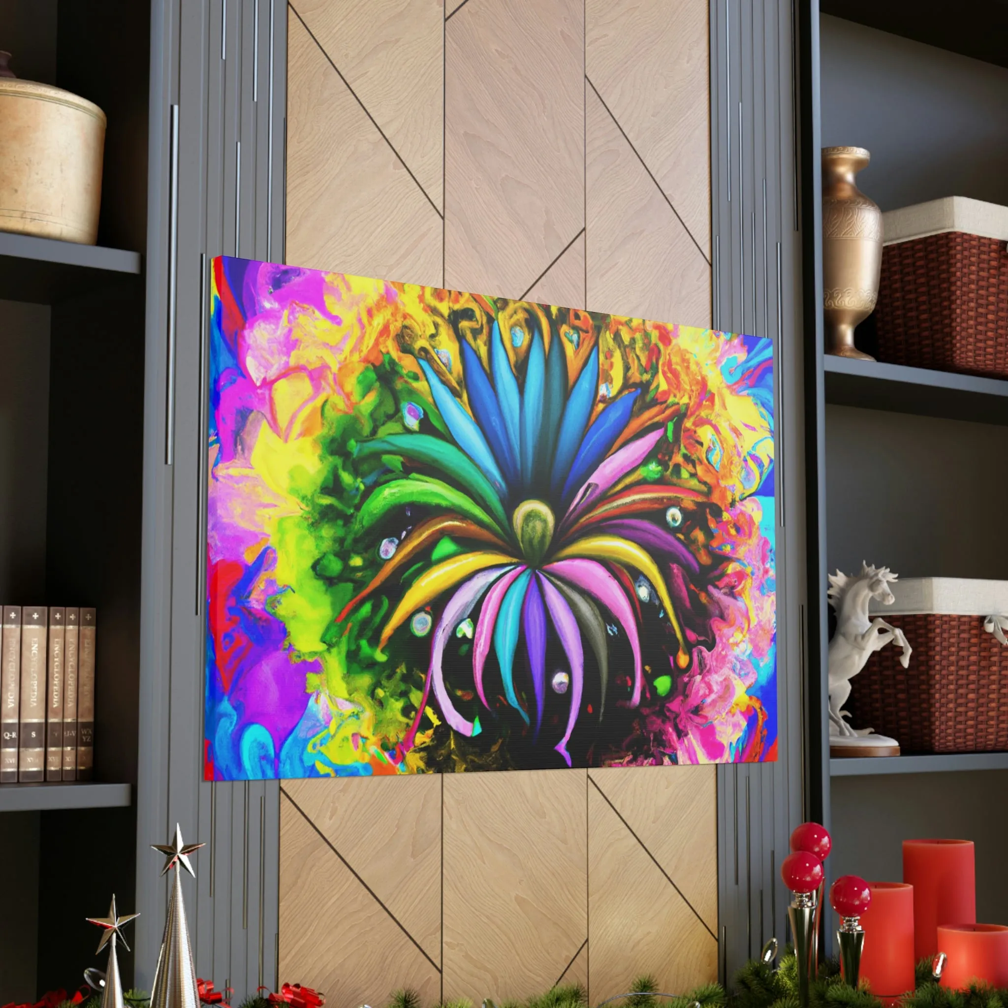 Vivid Petal Vibe - Canvas