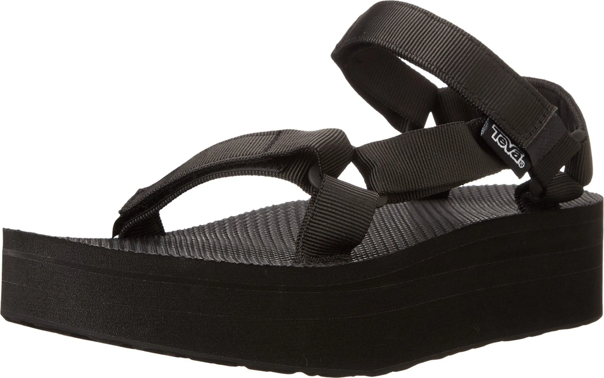 Women's Shoes Teva FLATFORM UNIVERSAL Strappy Sandals 1008844 BLACK