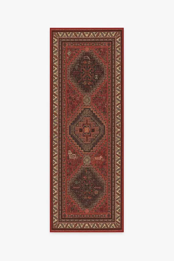 Zareen Scarlet Red Tufted Rug