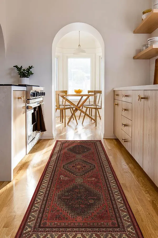 Zareen Scarlet Red Tufted Rug