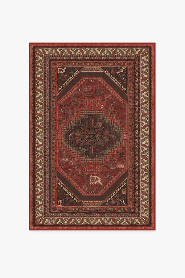 Zareen Scarlet Red Tufted Rug